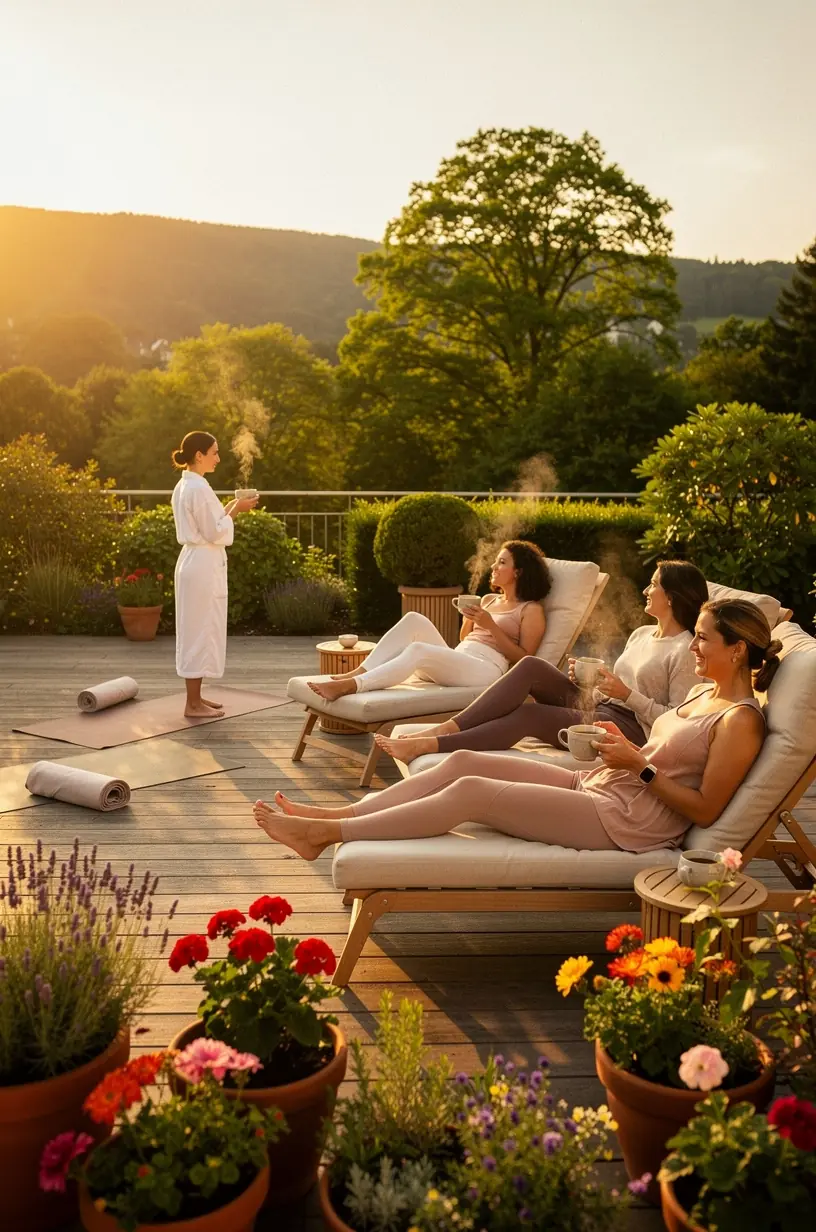Wellnessgast genießt eine professionelle Massage in einem spezialisierten Behandlungsraum